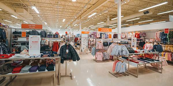 The Joe Fresh clothing section in the Independent store in Embrun, Ontario.